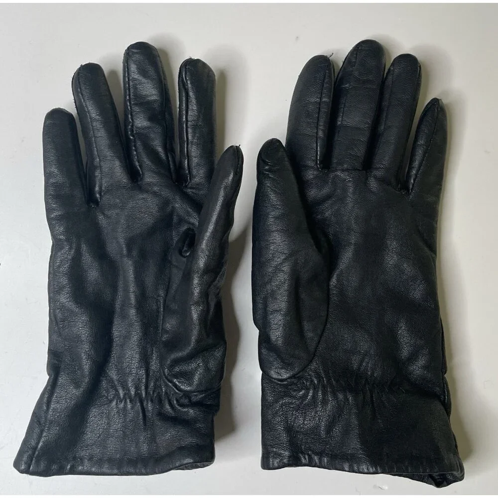 Wilsons Women’s Leather Gloves M Thinsulate Thermal Black